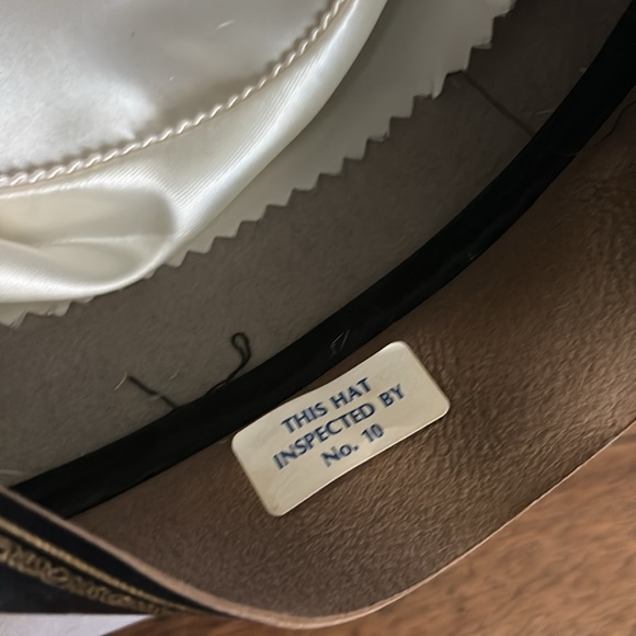 Resistol Diamond Horseshoe western cowboy cowgirl felt hat with feather band - Picture 12 of 16